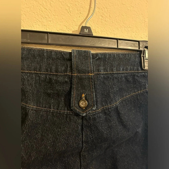 Vintage Dolce & Gabbana Authentic ‘73 Dark Bell-bottoms Blue Flare Jeans Size 8 - Picture 7 of 11